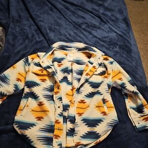 Kids Patterned Button-Up Shirt